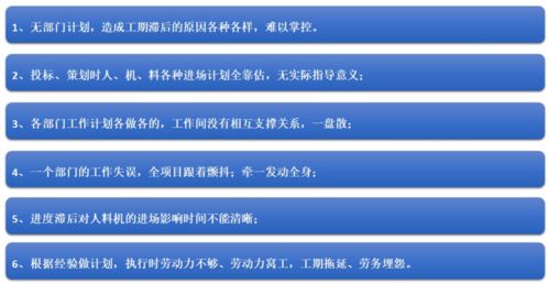 以全面计划管理为导向 工程项目部门联动与进度风险防范实践